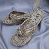 Leather Skin Plain Slipper